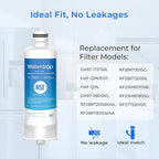 Waterdrop DA97-17376B Replacement for Samsung® HAF-QIN Refrigerator Water Filter, HAF-QIN/EXP, RF28R7201SR, RF28R7351SG, WD-F45