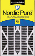 Nordic Pure 16x25x3 (Actual Size: 15 13/16 x 24 5/16 x 3) MERV 10 Plus Carbon Trion Air Bear Cub Replacement Air Filter 1 Pack