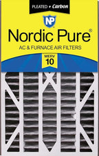 Nordic Pure 16x25x3 (Actual Size: 15 13/16 x 24 5/16 x 3) MERV 10 Plus Carbon Trion Air Bear Cub Replacement Air Filter 1 Pack