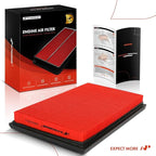 A-Premium High-performance, Pre-oiled Engine Air Filter Compatible with Infiniti, Nissan, Subaru, Saab - FX35, G35, QX4, 350Z, Altima, Maxima, Murano, Pathfinder, Sentra, Forester, Impreza, Legacy