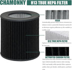 Air Mini PECO-HEPA Tri-Power Filter Replacement, Compatible with Molekule PECO-HEPA Tri-Power Air Mini and Air Mini+ Air Purifier, 1 Pack