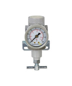 PneumaticPlus SAR200T-N02BG Compressed Air Pressure Regulator 1/4" NPT, T-Handle, Gauge & Bracket