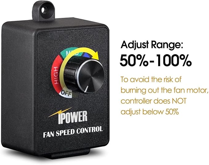 iPower 4 Inch 195 CFM Inline Fan Vent Blower, Speed Controller, Air Carbon Filter, 8 Feet 4-Layer Ducting, Temperature Humidity Monitor and Rope Hanger for Grow Tent Ventilation