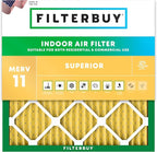 Filterbuy 30x30x1 Air Filter MERV 11 Superior Pet & Allergy Defense (1-Pack), Electrostatic Pleated HVAC AC Furnace Filters Replacement, Made in USA (Actual Size: 29.50 x 29.50 x 0.75)
