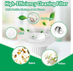 Replacement HEPA Filters Compatible with Horsepower Duck Vacuum Cleaner as Seen on TV, 6-Pack High-Efficiency Filtration, Washable Filters Compatible with Horsepower Duck Handheld Vac as Seen on TV