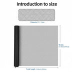 20 Mesh 304 Stainless Steel Mesh Screen, 24''×118''（60cm×300cm） Wire Screen Mesh, Rust Free Woven Wire Mesh, Metal Mesh Screen for Air Vents, Window Screen, Filters, Cage,Garden Covers (Black)