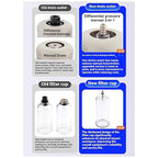 Compressed Air Low Pressure Filter Regulator Airtac AFR2000-C 1/4'' NPT 0-60 PSI Combo Piggybac Adjustable,Bracket,Gauge Semi-Auto Drain