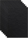 6 Pack Carbon Filters Compatible with Van Ness Cat Litter Box, 4.5 x 6.5Inch Activated Charcoal Replacement Odor Filters for Pureness F6 Zeloite Air Filter