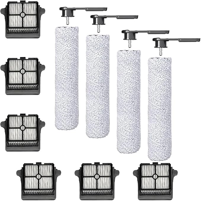 Roller ，Compatible For Tineco， Floor One SWITCH S7/S7 SWITCH Wet Dry Vacuum Cleaner Accessories Spare Parts Roller Brush Filters(Large)