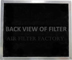 Air Filter Factory Replacement For 41F, 97007696, 97005687 Broan Nutone Range Hood Grease Mesh Charcoal Carbon Combo - Filter Size 8.75 x 10.5 x .44 Inches (Pack of 2)