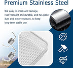 4.64×4.64 Inch RV Vent Cover Stainless Steel,RV Furnace Vent Screen & Installation Tool for Avoiding Flying Animal,RVs Furnace Vents Cover Fit RVs/Campers Car Accessories