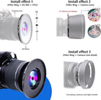 72mm Lens to 49mm Camera Lens Adapter,72mm-49mm Filter Step-Down Ring,Compatible All 49mm Filter Accessory.Made from CNC Machined