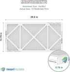 14x30x1 Air Filter 6 Pack, Durable MERV 8 Pleated Home HVAC AC Furnace Filters, Lightweight Compact Air Conditioner Filter Replacement