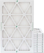 Glasfloss ZL 14x25x1 MERV 13 (FPR 10) Air Filters for AC and Furnace. Case of 12. Actual Size: 13-1/2 x 24-1/2 x 7/8