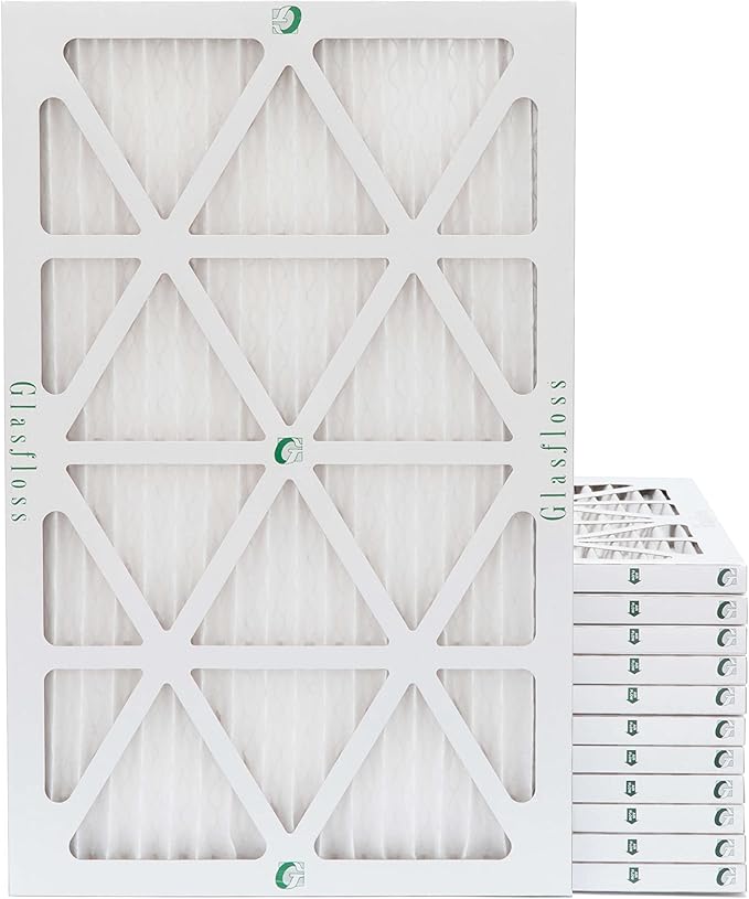 Glasfloss ZL 14x30x1 MERV 13 (FPR 10) Air Filters for AC and Furnace. Case of 12. Actual Size: 13-5/8 x 29-5/8 x 7/8