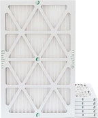 Glasfloss 12x20x1 MERV 10 (FPR 5-6) Pleated Air Filters Box of 6. Actual Size: 11-1/2 x 19-1/2 x 7/8