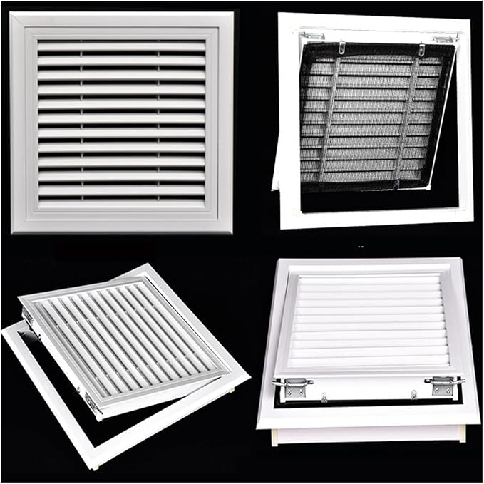 Return Air Filter Grille Vent Cover Removable, Louvered Access Panel, Removable Access Panel, HVAC Vent Cover Grill(22 x 24 in)