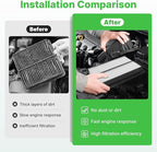 2PCS Engine Air Filter Fit for 2012-2018 Mazda 3(2.0L/2.5L), 2014-2025 2026 Mazda 6(2.5L), 2013-2025 2026 CX-5(2.0L/2.5L) Air Filter Replacement Engine Filter# CA11259 Automotive Accessories