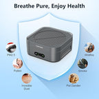 Air Purifiers for Home 600 Sq.Ft, TDBYWAE H13 True HEPA Air Purifier with USB Cable for Pets Dust Dander Pollen Odor Smoke, Small Portable Air Purifier for Bedroom Office Desktop Car RV (Grey)