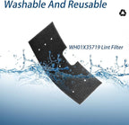 WH01X35719 Lint Filter,WH01X35719 Washer Dryer Filter Sponge Compatible With GE Washer Dryer Combo,Hand Washable Reusable Foam Lint Filter,Replaces WH01X35719 For PFQ97HSPVDS Washer Dryer (Pack of 4)
