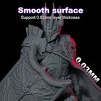 RESIONE ABS-Like 3D Printer Resin: Tough74 V2 3D Printing Resin with No Precipitation & Stable Printing - Wear-Resistant, Scratch-Resistant, Wide Compatibility with LCD/DLP 3D Printers
