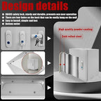 Electrical Box 12 x 12 x 8 Inch Indoor Outdoor Electrical Enclosure Box Steel Junction Box Wall Mounted Universal Electrical Project Box with Safety Locks and Mounting Plates