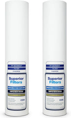 10 Micron Sediment Filter - Whole House Water Filter Cartridge - 4.5 x 20-inch Replacement - Compatible with All Whole House Water Filter System - (20 X 4.5, 2 Count)
