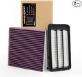 Engine & Upgrade Cabin Air Filter Kit Compatible with 2017-2022 CRV 1.5L 4Cyl L Gas(Not for 2.0L 2.4L and Hybrid), 2016-2021 Civic 1.5L 4Cyl L Gas(Not for 2.0L), Replaces# 17220-5AA-A00, 80292-TF0-G01