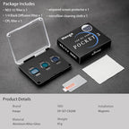 Haoge Magnetic Filters Set for DJI Osmo Pocket 3,Includes CPL,ND2-32,1/4 Black Diffusion,and Screen Protector,Multi-Coated Optical Glass,Filter kit Vlog Video Accessory