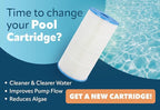 Pureline 110 Sq Ft Pool Replacement Cartridge Filter, Compatible with Jacuzzi Triclops TC330 (Non Triangular Cartridges only)