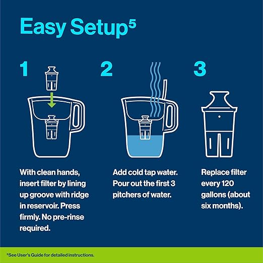 Brita Water Dispenser, UltraMax Elite Filter, Removes 99% of Lead, Includes 1 Filter, 27-Cup Capacity, Black