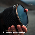 PolarPro 95mm Peter McKinnon Mist VND Camera Filter - 2-5 Stop Variable Neutral Density Lens Filter for DSLR/Mirrorless Pro Video – for Cinematic Shutter Speed Control + Diffusion