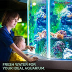 LiquaGen - 6 Stage Heavy Duty - 0 TDS/PPM Reverse Osmosis/Deionization Aquarium Reef Water Filter System | Ultimate Purification RO/DI Machine w/Dual Deionization Canisters (75 GPD)