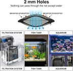 20Pcs Media Bags for Aquarium Fine Mesh Bag Aquarium Filter Media Bags with Plastic Zipper Suitable for Activated Carbon, Filter Stones, Ceramic Rings (4 x 4 inches)