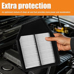 Engine Air Filter 17220-R40-A00 Compatible with Honda Models - Accord 2008 2009 2010 2011 2012,XGA10467,AF1347, A3164C,Crosstour 2012 2013 2014 2015 - L4 2.4L - Replace# 17220-R40-A00