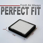 Cabin Air Filter for Toyota 4Runner Highlander RAV4 Tundra Camry Corolla Prius Sienna Avalon (2010-2019) Lexus ES RX NX Subaru Outback,Dual layer Air Filter Replacement with Activated Carbon