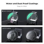 K&F CONCEPT 58mm Black Diffusion 1/4 & 1/8 Lens Filter Kit (2 Pcs), Mist Cinematic Effect Filter for Vlog/Video/Portrait Image with 28 Multi-Layer Coated