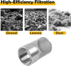 Dia Hose Inlet Suction Strainer Filter, Stainless Steel Water Pump Filter for Garden Irrigation, High Pressure Water Pump, Sprayer & Plumbing Systems (43.5mm)