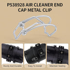 8 Pcs P538928 Air Cleaner End Cap Metal Clip Compatible with Dona-ldson, Air Filter Clips, Maintain The Sealing 0f The Air Cleaner End Cap