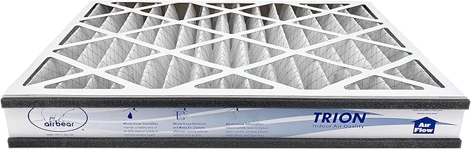 16x25x3 Air Filter MERV 11 (3-Pack) TRION Air Bear Pleated HVAC Air Filter Replacement (Actual Size: 15.75 x 24.25 x 3.0625 Inches)