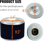 4 PACKS Air Filter for Honda GX270 9HP GX240 8HP Engines Air Cleaner – Upgraded Reinforced Design – Replaces 17210-ZE2-50,17210-ZE2-822,17210-ZE2-515 – for Pressure Washer, Chipper, Lawn Equipment