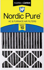 Nordic Pure 16x25x5 (Actual Size: 15 3/4 x 24 3/4 x 4 3/8) Honeywell Replacement Air Filters MERV 10 Plus Carbon 1 Pack