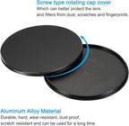 PATIKIL 77mm Lens Cap, Camera Lens Cap Cover Universal Lens Filter Stack Cap Front Metal Protective Case Cover with Cleaning Cloth for Photography Camera Filter
