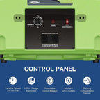 ALORAIR Air Scrubber with 3 Stage Filtration, Stackable Negative Air Machine for Industrial and Commercial Use, Heavy Duty Air Cleaner with MERV-10 Filter, HEPA/Activated carbon Filter, Green