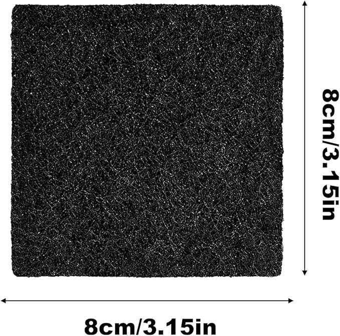 Trash Can Odor Absorber, Activated Charcoal Odor Filter, 20 Pack Adhesive Deodorizer for Home Kitchen Bathroom Office Compost Bin, Indoor Outdoor Use, Neutralizes Smells, Easy Installation