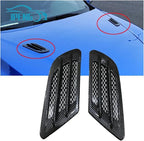 Universal Car Hood Scoop Air Intake Vent Cover Compatible With Golf 4 5 6 7 Compatible For Mazda CX5 Compatible For BMW F10 F30 E90(Carbon look)
