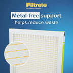 Filtrete 14x14x1 Air Filter, MERV 8, MPR 700, Dust, Pollen & Pet Dander Reduction, 3-Month AC and Furnace Filter, Easy on Air Flow, 4 HVAC Filters (Actual Size 13.688 x 13.688 x 0.78 in)