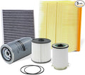 Fuel Filter Water Separator and Oil/Air Filter Set Fit for 2019-2024 Dodge Ram 2500 3500 4500 5500 6.7L Cummins Diesel Engines Replaces# 68436631AA 68157291AA 5083285AA 53034051AB 68406048AA