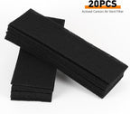 20PCS 4" x 12" Activated Carbon Air Filters for Home Charcoal Floor Vent Filters, AC Vent Filter,Electricostatically Charged Floor Register Filters