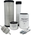 HERO Maintenance Filter Kit For Scag STTII-61V-40BV-EFI Turf Tiger II Zero-Turn Mower Filters Compatible With OEM 841497 821136 842921 845125 491055S 48758 With B&S Engine 40HP 61G877
